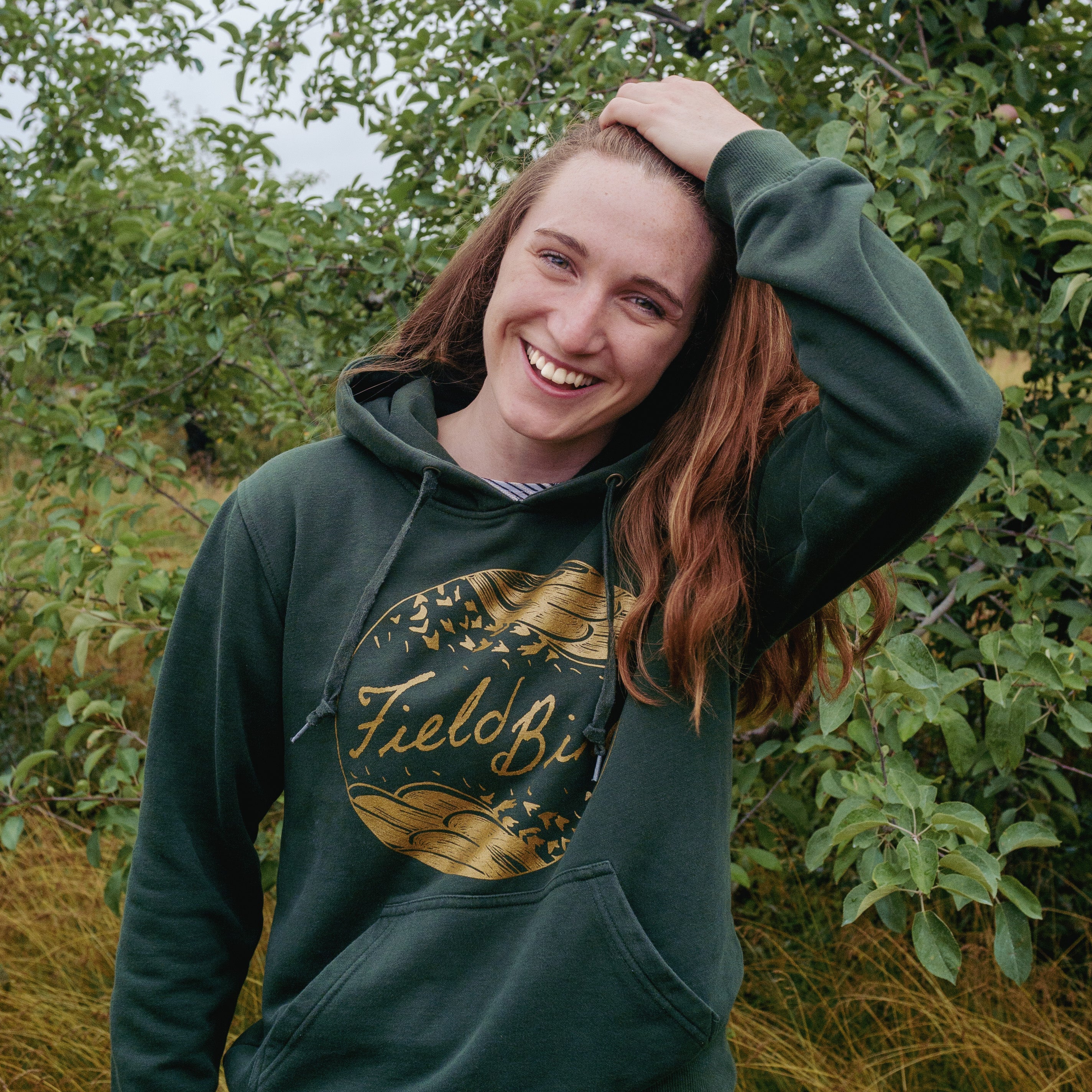 Forest on sale green hoodie